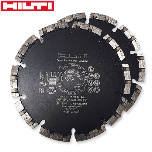 HILTI 힐티 SP-SL 125  홈파기날  1조 (날 2장) 125mm 5인치(검정)
