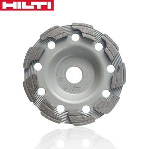 HILTI 힐티 콘크리트바닥면갈이 평컵휠  5인치 (내경22.23mm) 범용 회색