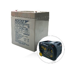 [부품] 로케트 산업용 배터리 ES 5-12  젠코 발전기 GK3600iR,GK4500iR용